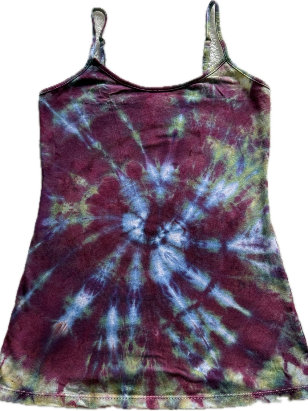 One of a kind Ice Dye Tie-Dye Cami. Small